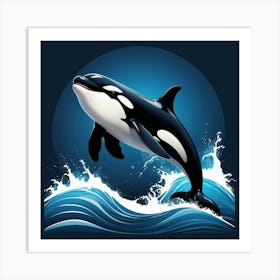 Orca Whale Art Print