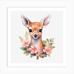 Cute Fawn 4 Art Print