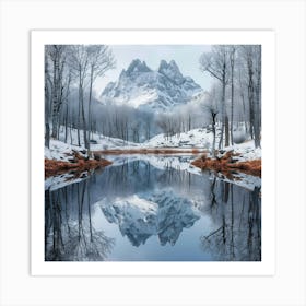 Winter Landscape 10 Art Print