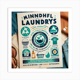 Mindful Laundry Art Print