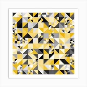 Abstract Triangles 3 Art Print