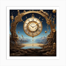 Valley of Time Art Print