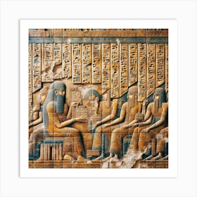 Assyrian Relief Art Print