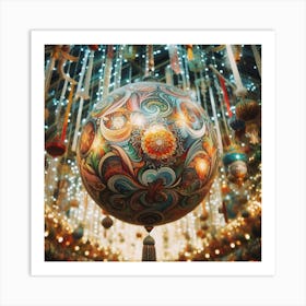 Christmas Ball Art Print