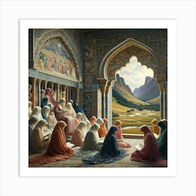 Islamic Prayer 5 Art Print