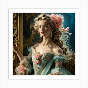 Victorian Beauty Art Print