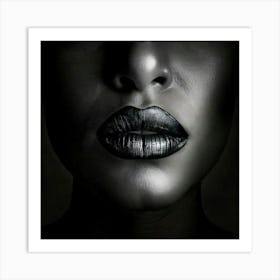 Firefly Bold And Mysterious Sealed Black Lips Of Silence 44658 (2) Art Print