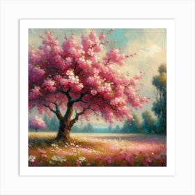 Cherry Blossom Tree 1 Art Print