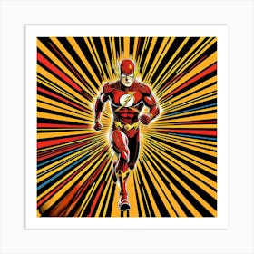 The flash Art Print