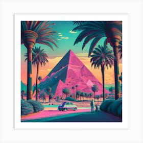 Egyptian Pyramids 4 Art Print