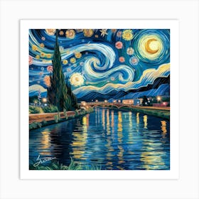 Starry Night 1 Art Print