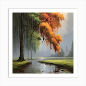 Autumn Trees Art Print