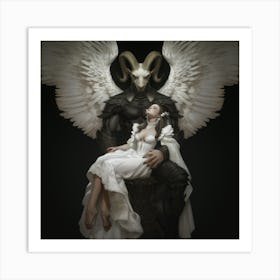 Demon And his bride Art Print