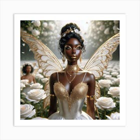 Fairy In The Garden Art Print