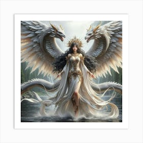 Angel Of The Water Art Print