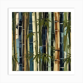 Bamboo forest 3 Art Print