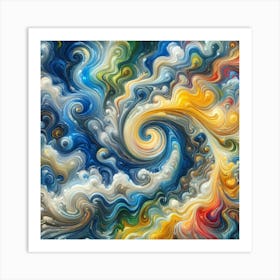 Abstract Painting 112 Art Print