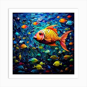 Fish In The Sea Art Print