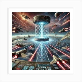 Converted Quantum Time Lock Strategic Use Art Print