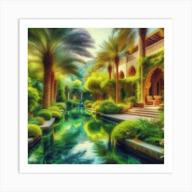 Asian Garden Art Print