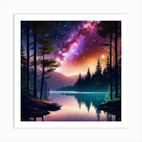 Milky Way 40 Art Print