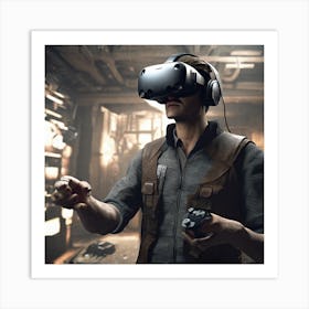 Vr Headset 23 Art Print