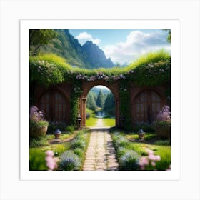 Garden Path Art Print