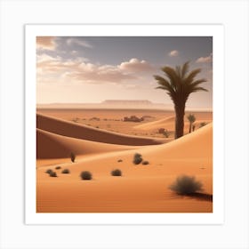 Desert - Desert Stock Videos & Royalty-Free Footage 8 Art Print