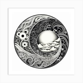 Yin Yang 61 Art Print