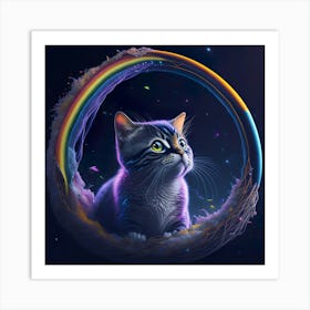 Cat Galaxy (120) Art Print