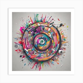 Circle Of Colors Art Print