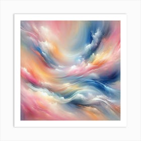 Abstract Of Clouds 1 Art Print