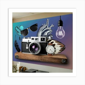 A Large Wall Art Piece That Is A Collage Of Variou Oiauredvqzmd1l51zcpweq Pquo M Ntasdghffywrudq Art Print