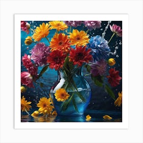 Flowers In A Vase 84 Art Print