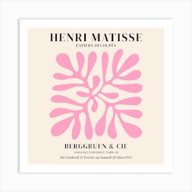 Henri Matisse pink coral reef edition Art Print