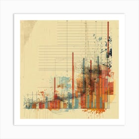 Graphs And Charts Art Print