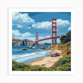 Golden Gate Bridge Art Print