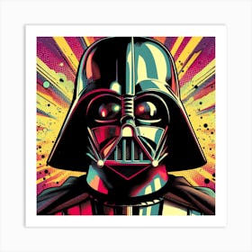 Darth Vader Pop Art Explosion Star Wars Art Print Art Print