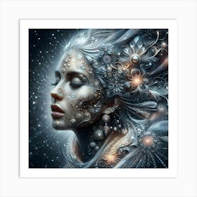 Woman In A Dream Art Print