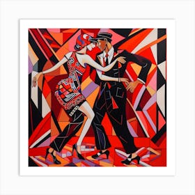 Latin Dancers Art Print