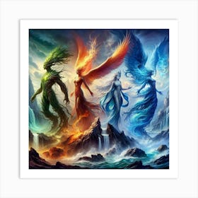 Three Witches Art Print