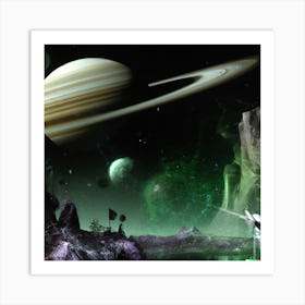 Saturn Art Print