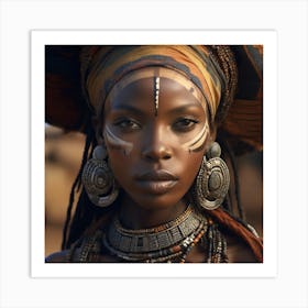 African Woman Art Print