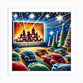 Super Kids Creativity:Christmas Movie Theater 1 Art Print