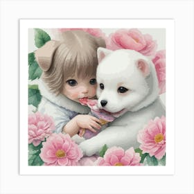 Puppy Love Art Print