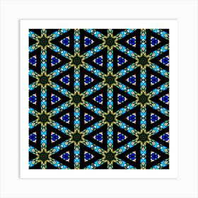 Stained Glass Pattern Church Window 2 Art Print