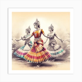 Dancing 1 Art Print