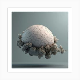 Fractal Sphere Art Print