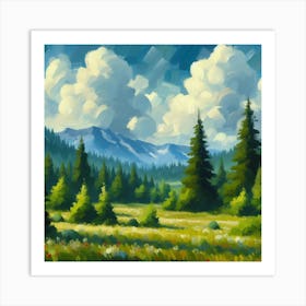 Landscape Painting Art Print