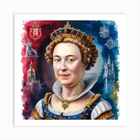 Queen Elizabeth I 20 Art Print